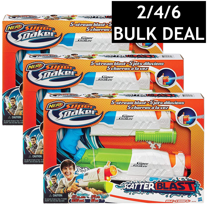 nerf super soaker scatterblast water gun